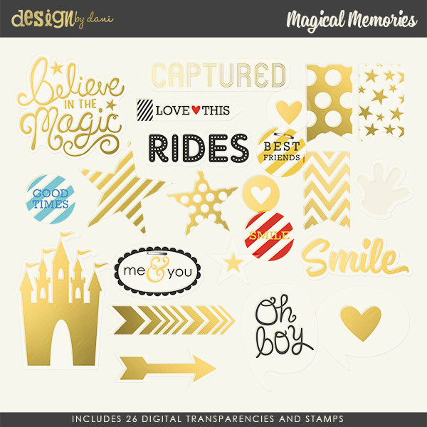 Magical Memories Digital Transparencies