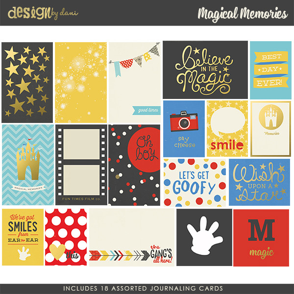 Magical Memories Journaling Cards