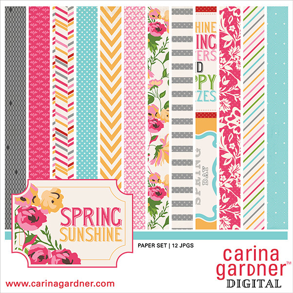Spring Sunshine Paper Pack 1