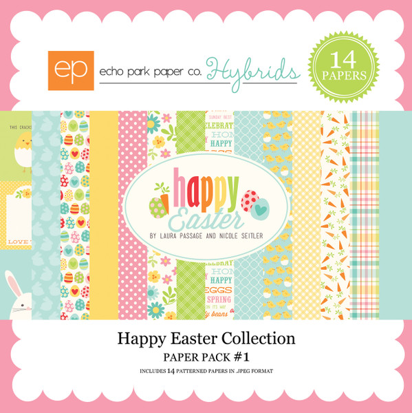 Happy Easter Paper Pack #1