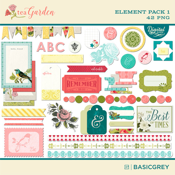 Tea Garden Element Pack 1