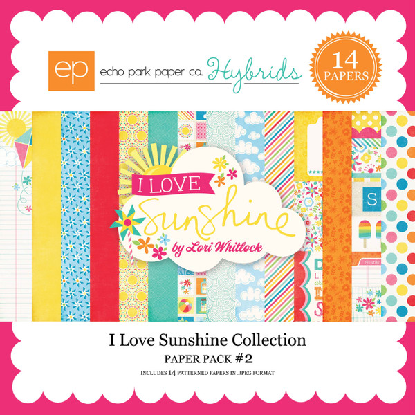 I Love Sunshine Paper Pack #2