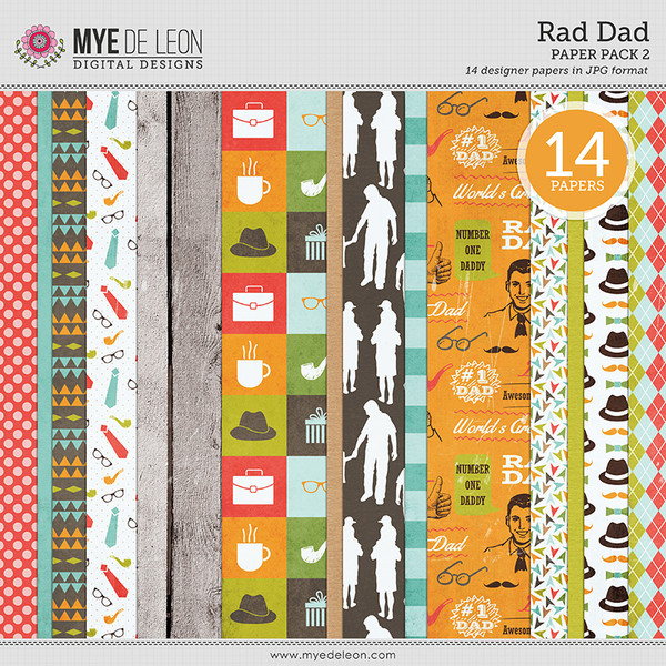 Rad Dad | Paper Pack 2