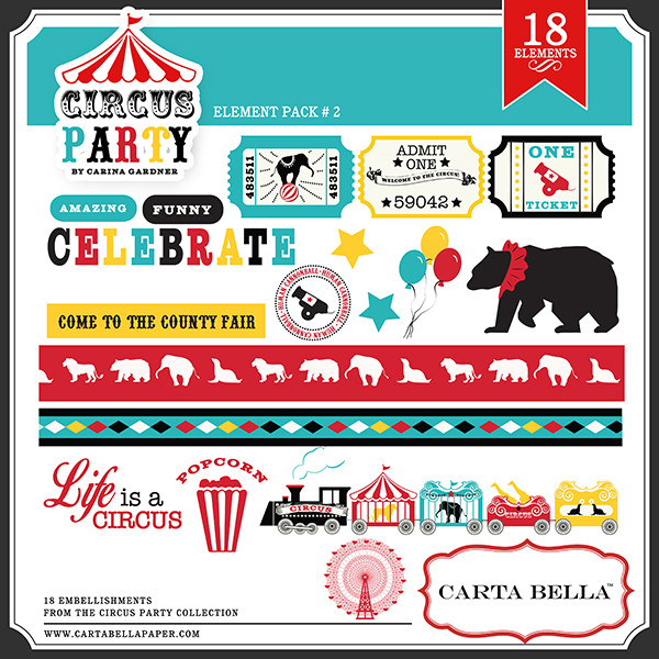 Circus Party Element Pack 2