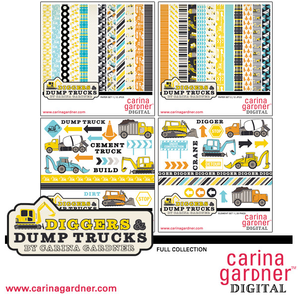 Diggers and Dump Trucks Full Collection