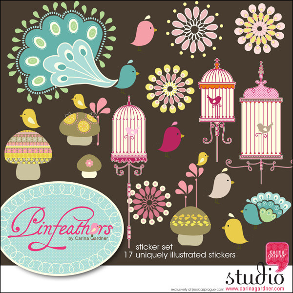 PINFEATHERS - Stickers