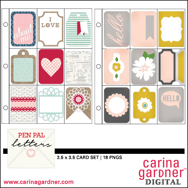 Pen Pal Letters —Set 4