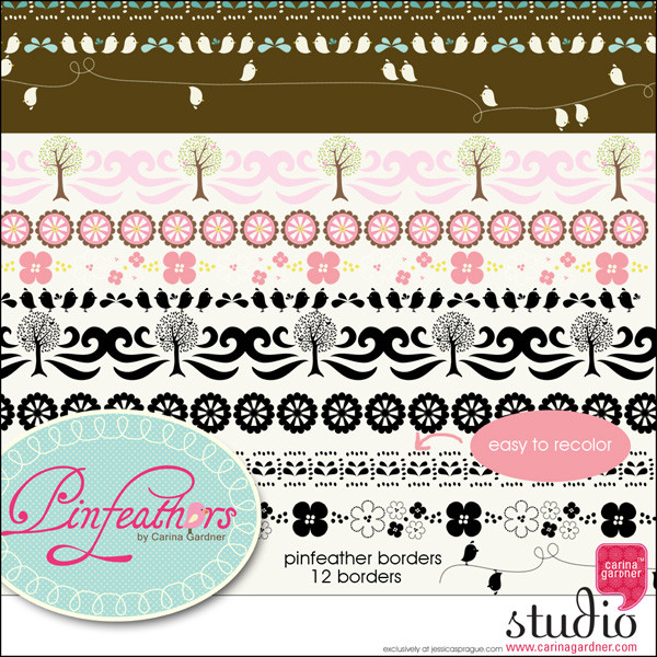 PINFEATHERS - Borders
