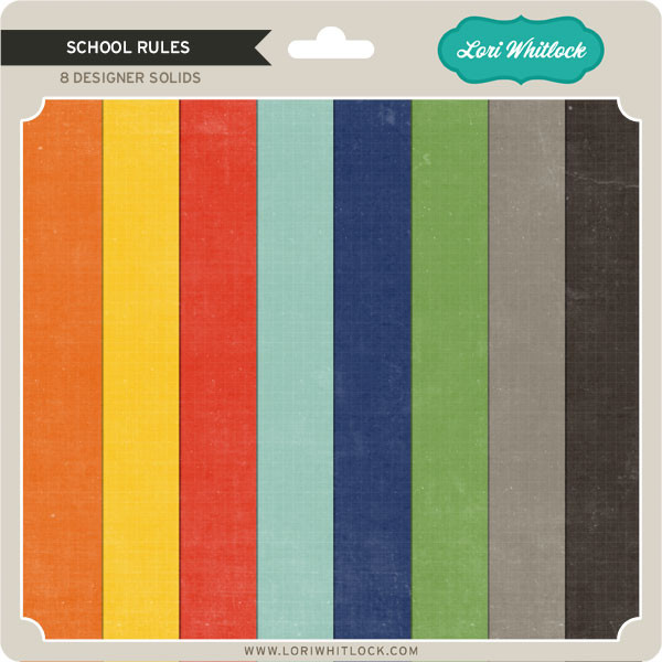 School Rules Solids