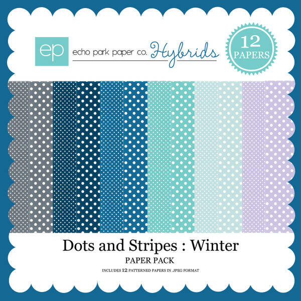 Dots and Stripes : Winter Paper Pack