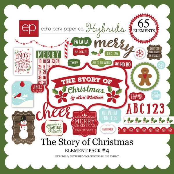 The Story of Christmas Element Pack 4