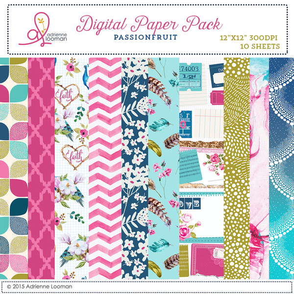 Passionfruit paper pack