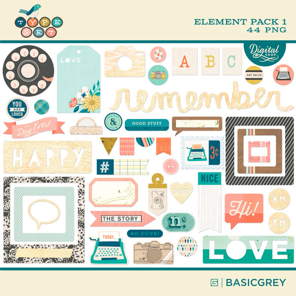 Typeset Element Pack 1