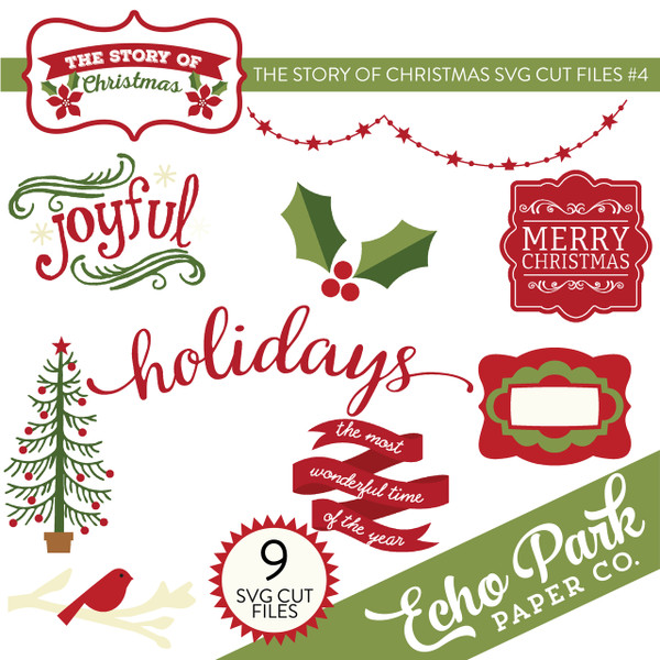 The Story of Christmas SVG Cut Files #4