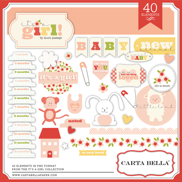 CB It's a Girl Element Pack #3