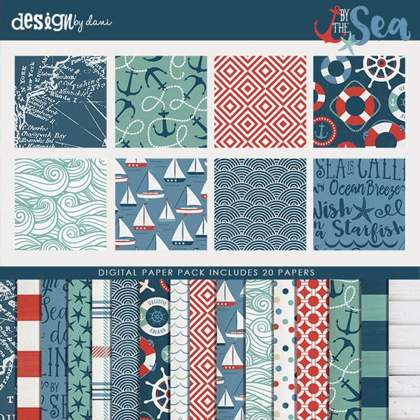 By The Sea Paper Pack