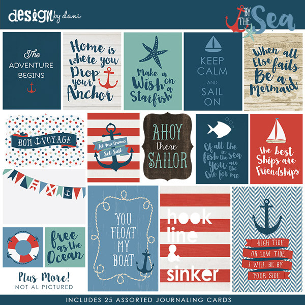 By the Sea Journaling Cards