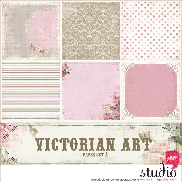 VICTORIAN ART Paper Set 2