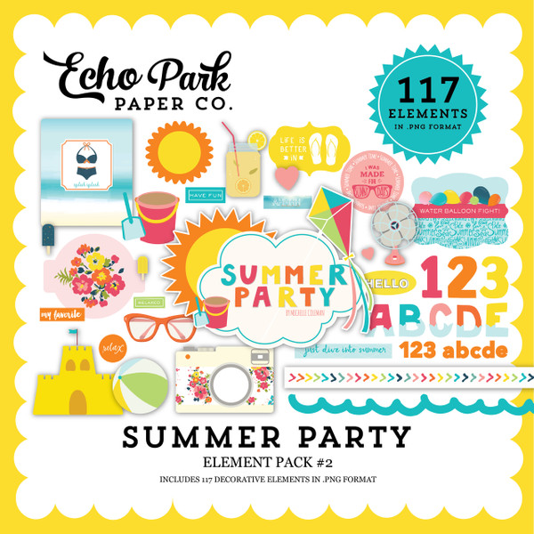 Summer Party Element Pack 2