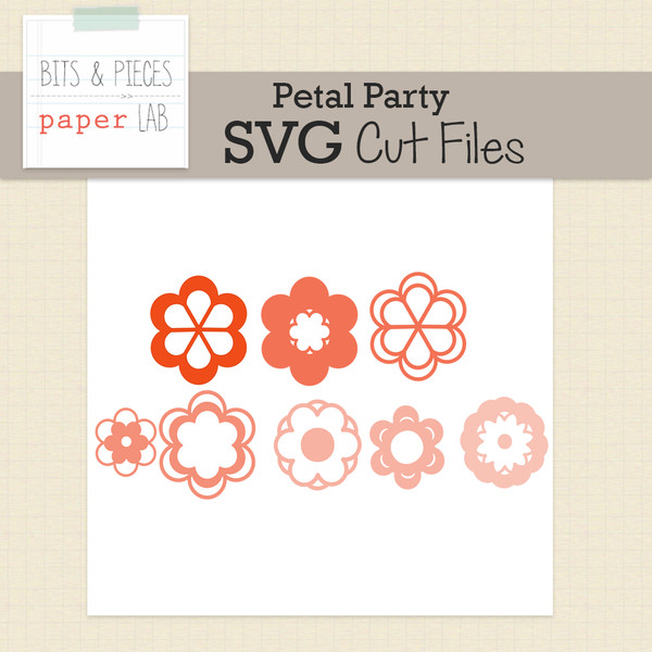Petal Party Cut Files