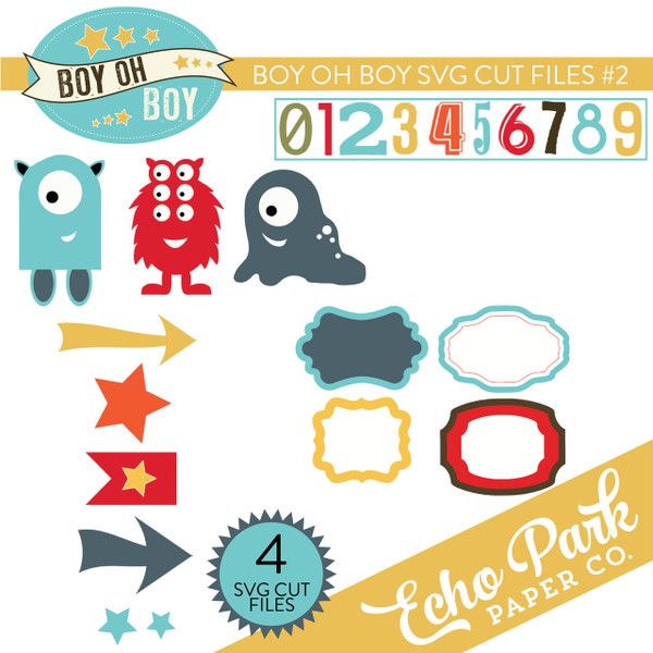 Boy Oh Boy SVG Cut Files #2