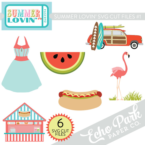 Summer Lovin SVG Cut Files #1