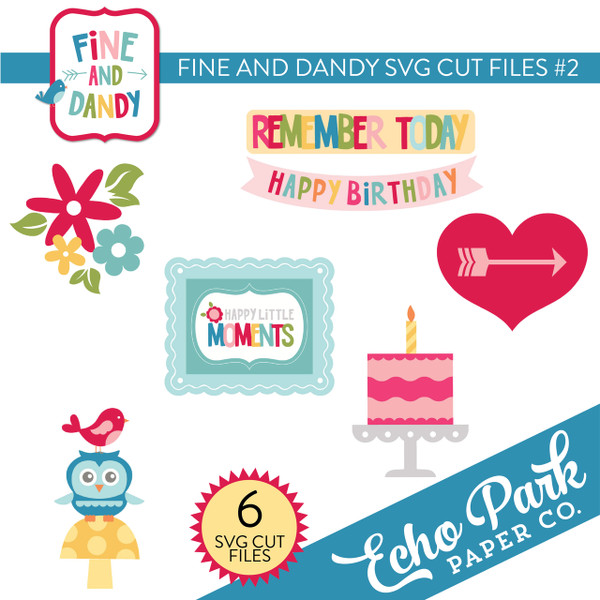 Fine and Dandy SVG Cut Files #2