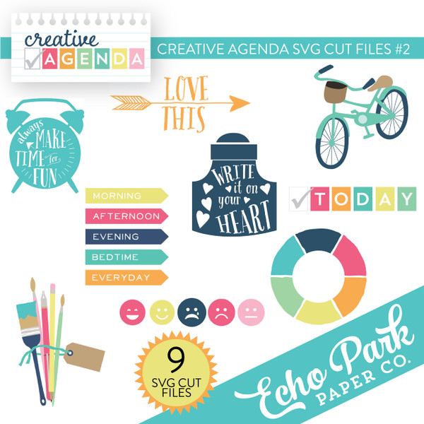 Creative Agenda SVG Cut Files #1