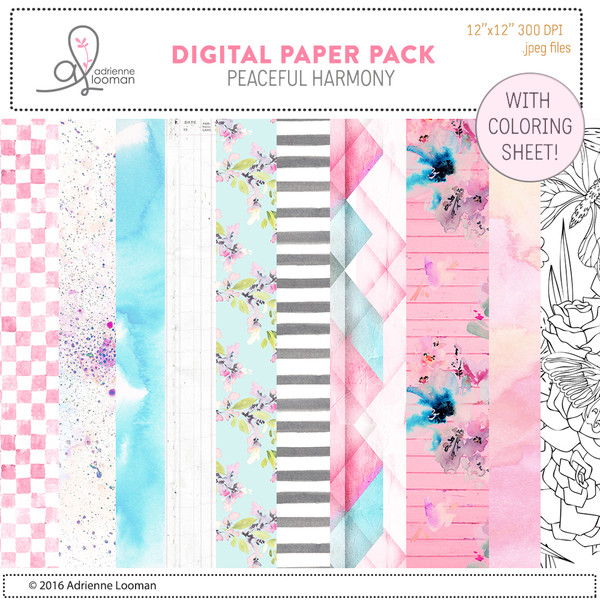 Peaceful Harmony Paper Pack