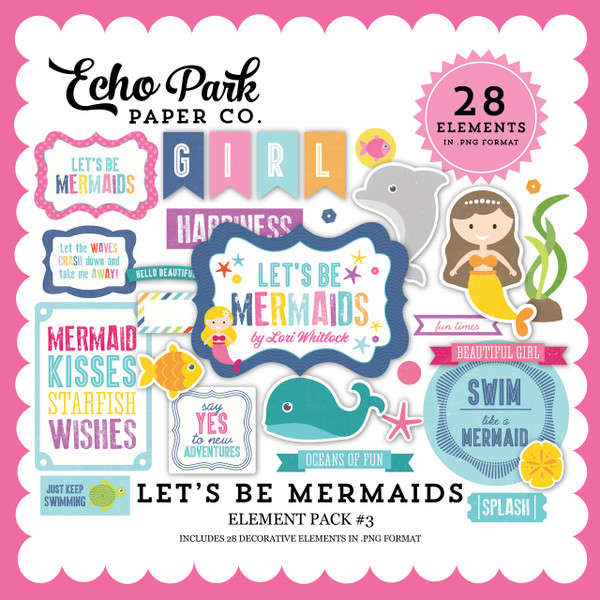 Let's Be Mermaid Element Pack #3