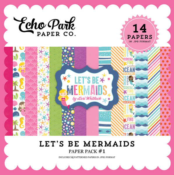 Let's Be Mermaid Paper Pack #1