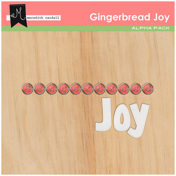 Gingerbread Joy Alpha
