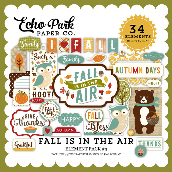 Fall is in the Air Element Pack 3