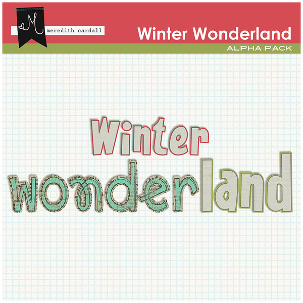 Winter Wonderland Alpha Pack