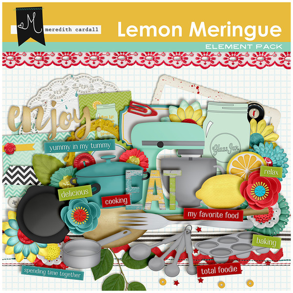 Lemon Meringue Element Pack