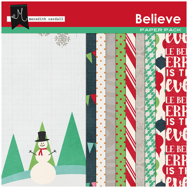 Believe Paper Pack