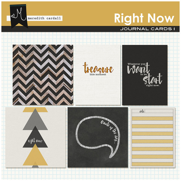 Right Now Journal Cards