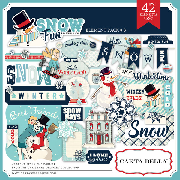 Snow Fun Element Pack #3