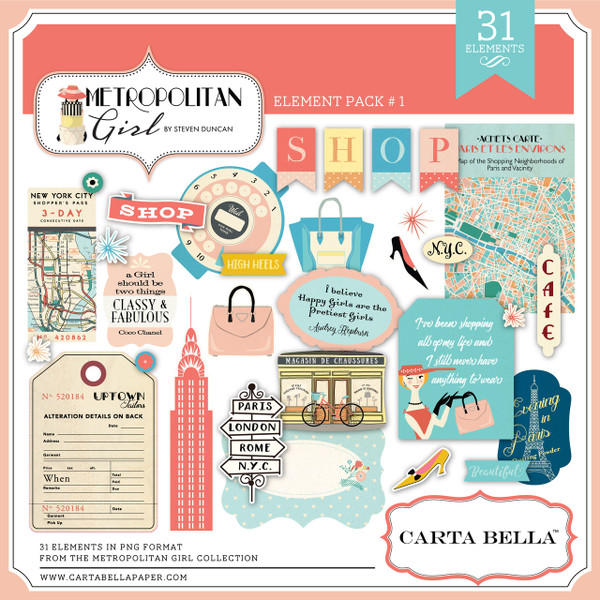 Metropolitan Girl Element Pack #1