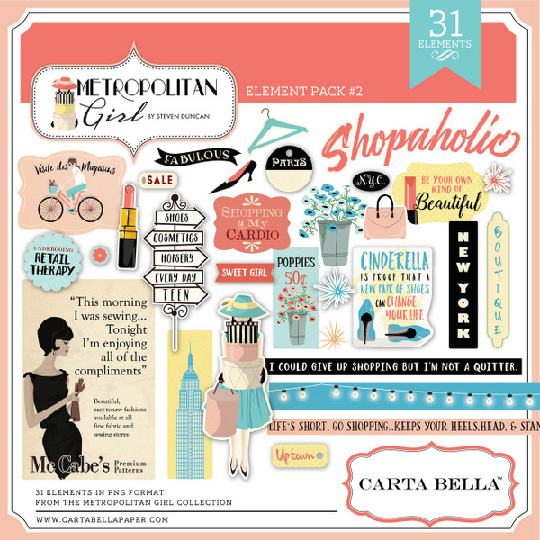 Metropolitan Girl Element Pack #2