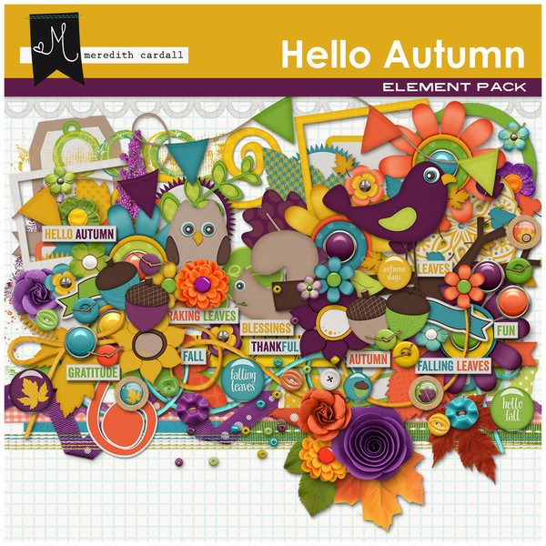 Hello Autumn Element Pack
