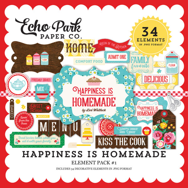 Happiness is Homemade Element Pack #1
