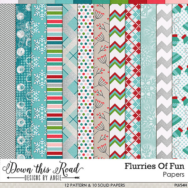 Flurries Of Fun Paper Pack