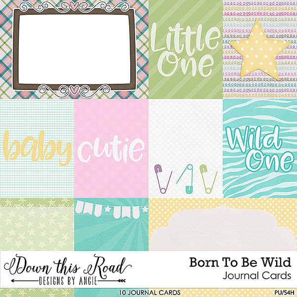 Born To Be Wild Journal Cards