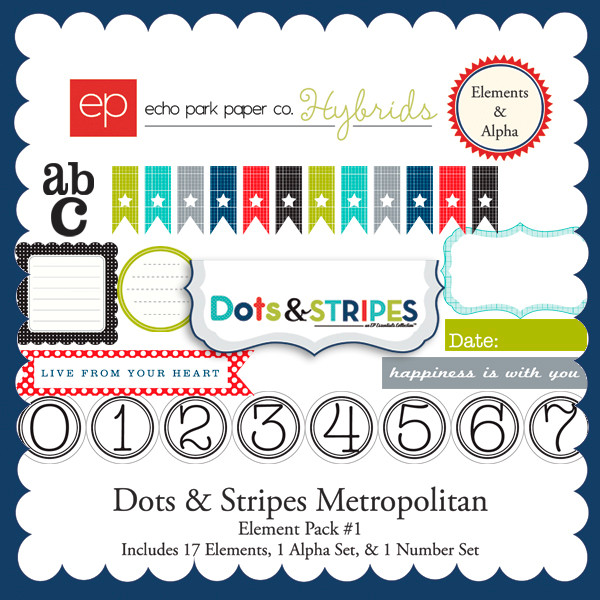 Dots & Stripes Metropolitan Element Pack 1