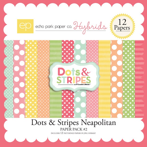 Dots & Stripes Neapolitan Paper Pack #2