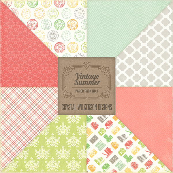 Vintage Summer - Paper Pack #1