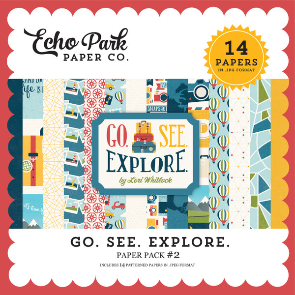 Go See Explore Paper Pack #2