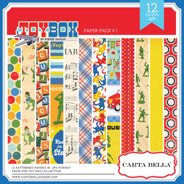 Toy Box Paper Pack #1