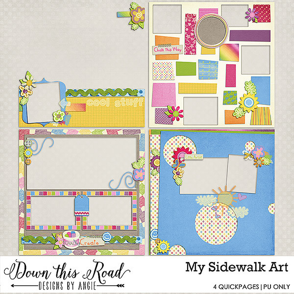 My Sidewalk Art Quickpages